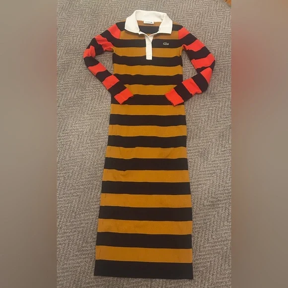 Lacoste Women's fitted polo dress - Picture 2 of 9